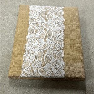 New wedding guest book